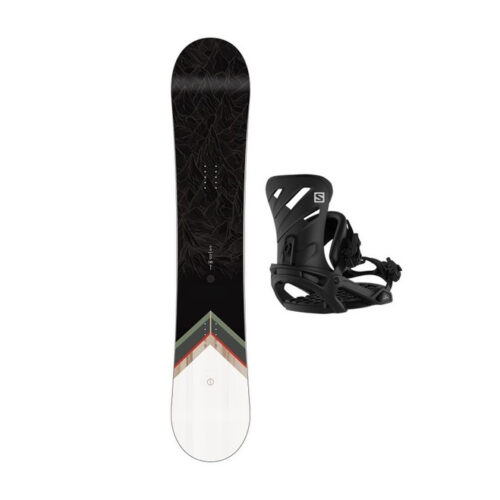 0163.80.0004-01_1 Salomon Sight Wide incl.Binding Snowboard Set Heren 166