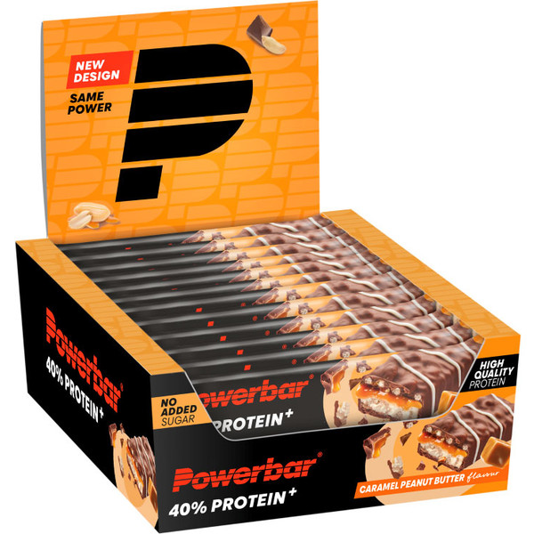 Powerbar 40% Protein+ CrispBar Karamel Pinda 12x