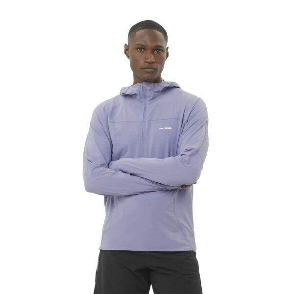 Salomon Sense Aero Hybrid Half Zip Hoodie Heren