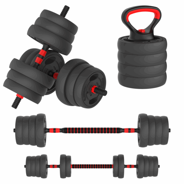 Verstelbare Dumbell/Kettlebell/Halterset - Focus Fitness Multi