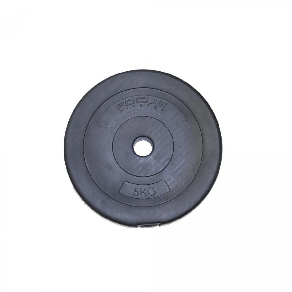 FFAC204_image_1 Halterschijf 30 mm - Focus Fitness - 5 kg - Kunststof