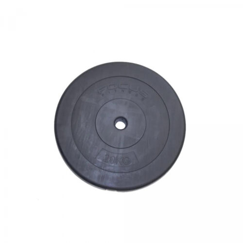 Halterschijf 30 mm - Focus Fitness - 20 kg - Kunststof