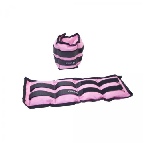FFAC224_image_1 Pols-/enkelgewicht - Focus Fitness - 2 x 2,5 kg - Roze