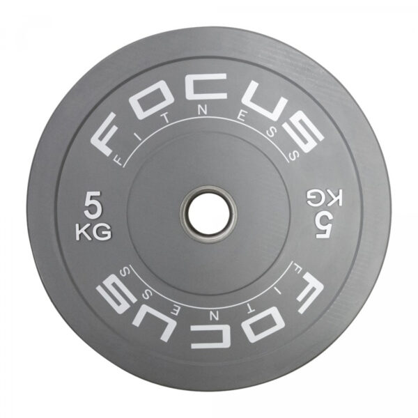 focus_fitness_-_bumper_plate_5_kg_-_kleur-_1 Olympische halterschijf 50 mm - Focus Fitness Bumper plate - 5 kg - Gr