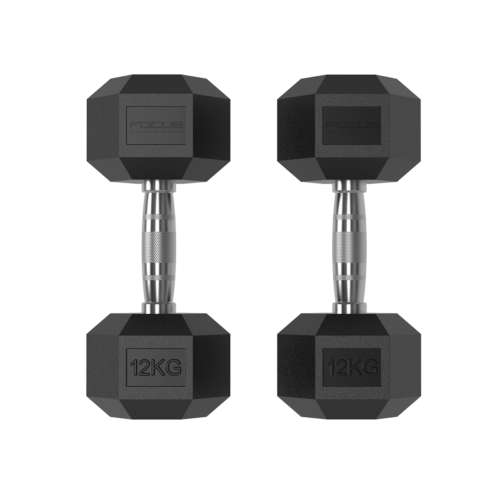 focus_fitness_-_hexa_dumbbells_-_12_kg_-_3 Hexa Dumbbells - Focus Fitness - 2 x 12 kg