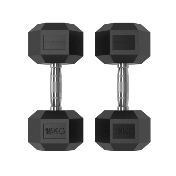 focus_fitness_-_hexa_dumbbells_-_18_kg_-_3 Hexa Dumbbells - Focus Fitness - 2 x 18 kg