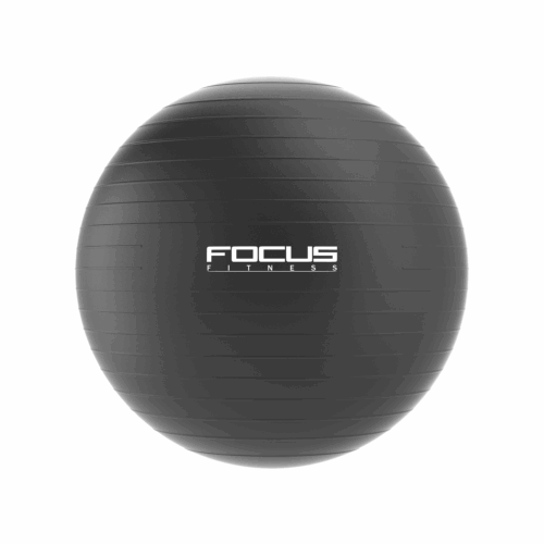 Gym Ball - Focus Fitness - Zwart - 65 cm