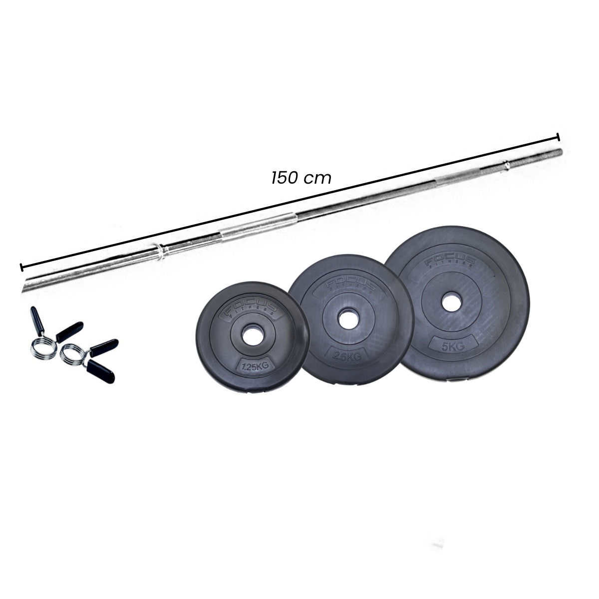 halterset_35_kg_-_focus_fitness_-_150_cm_-_30_mm_-_kunststof Halterset 35 kg - Focus Fitness - 150 cm - 30 mm - Kunststof