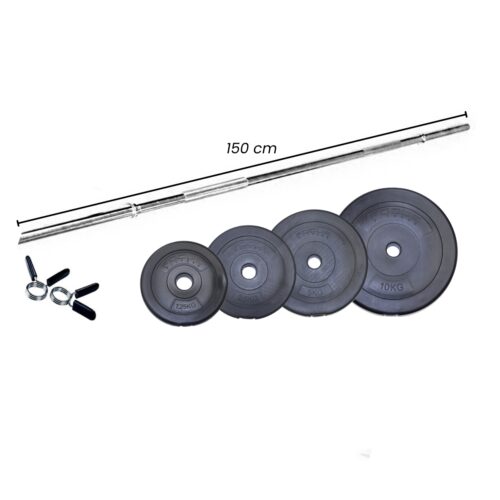 halterset_60_kg_-_focus_fitness_-_150_cm_-_30_mm_-_kunststof Halterset 60 kg - Focus Fitness - 150 cm - 30 mm - Kunststof