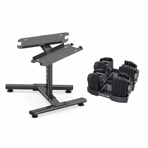 1_4_2 Verstelbare Dumbbellset - Focus Fitness Shift - 2 x 24 kg - incl. Dumb