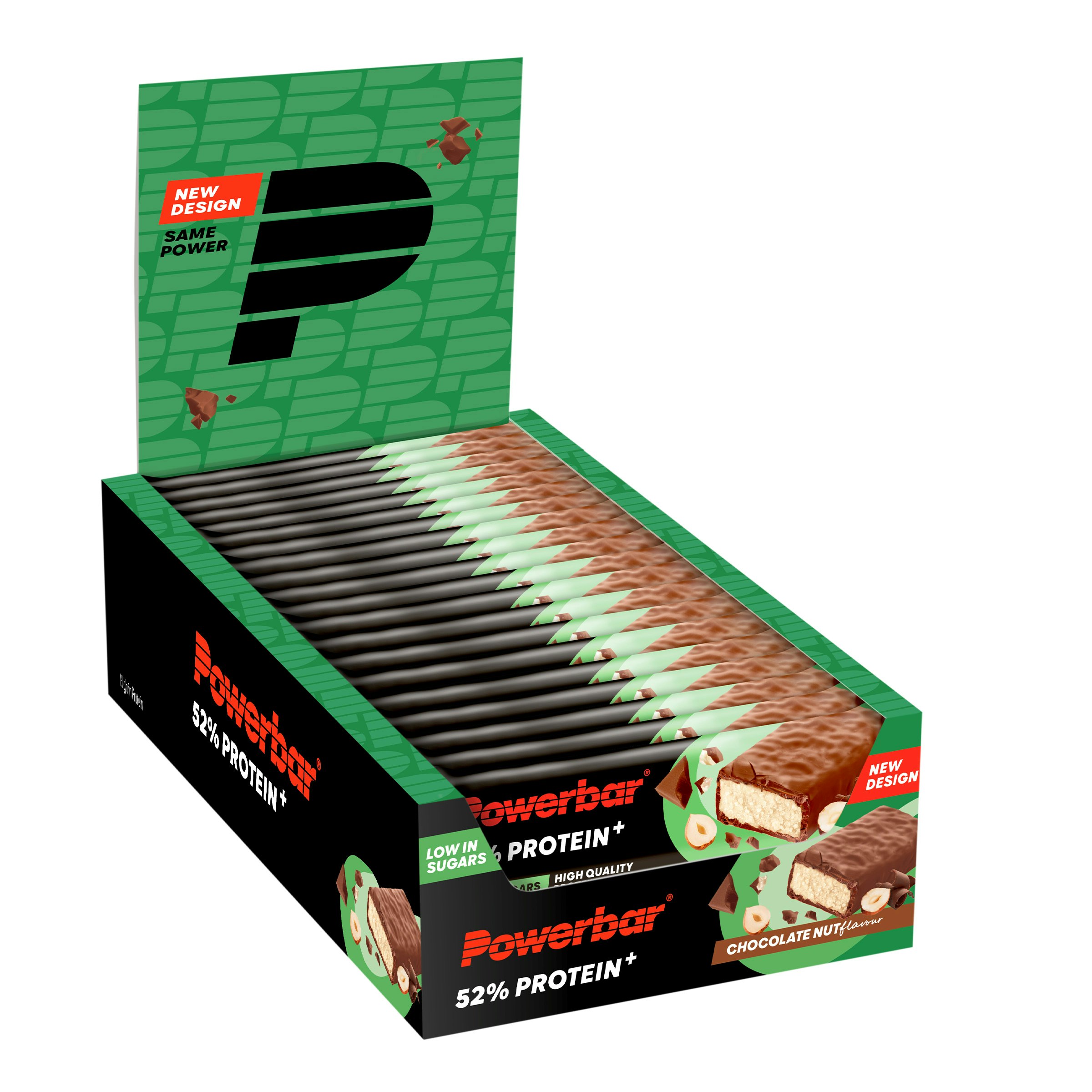 99f57aceb3dd52529b67243cd088755d5d83b38a_3429_BOX Powerbar Protein Plus 52% Bar Chocolate Nut 50 Gram Box