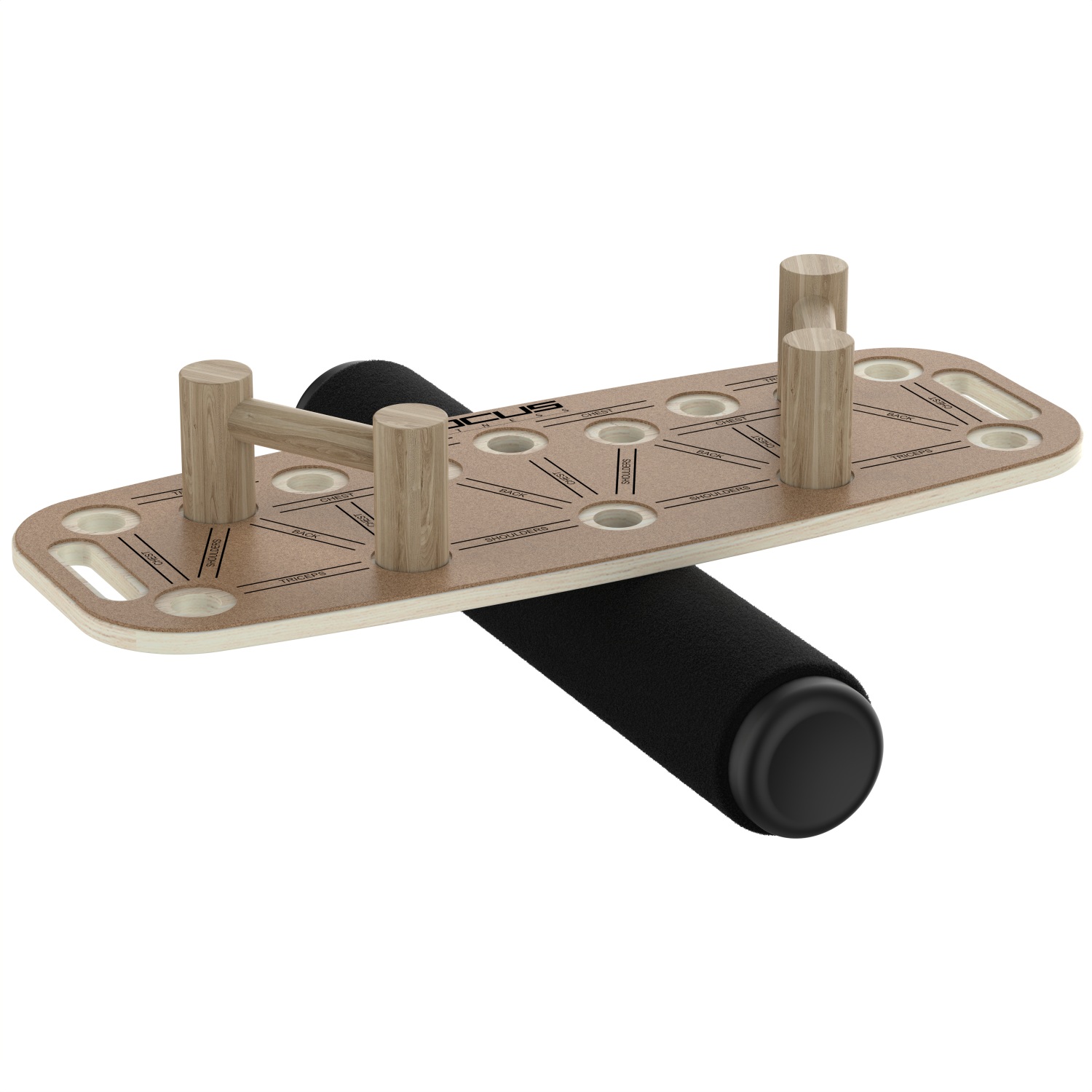 Balance Board / Push up Bar Combi - Focus Fitness