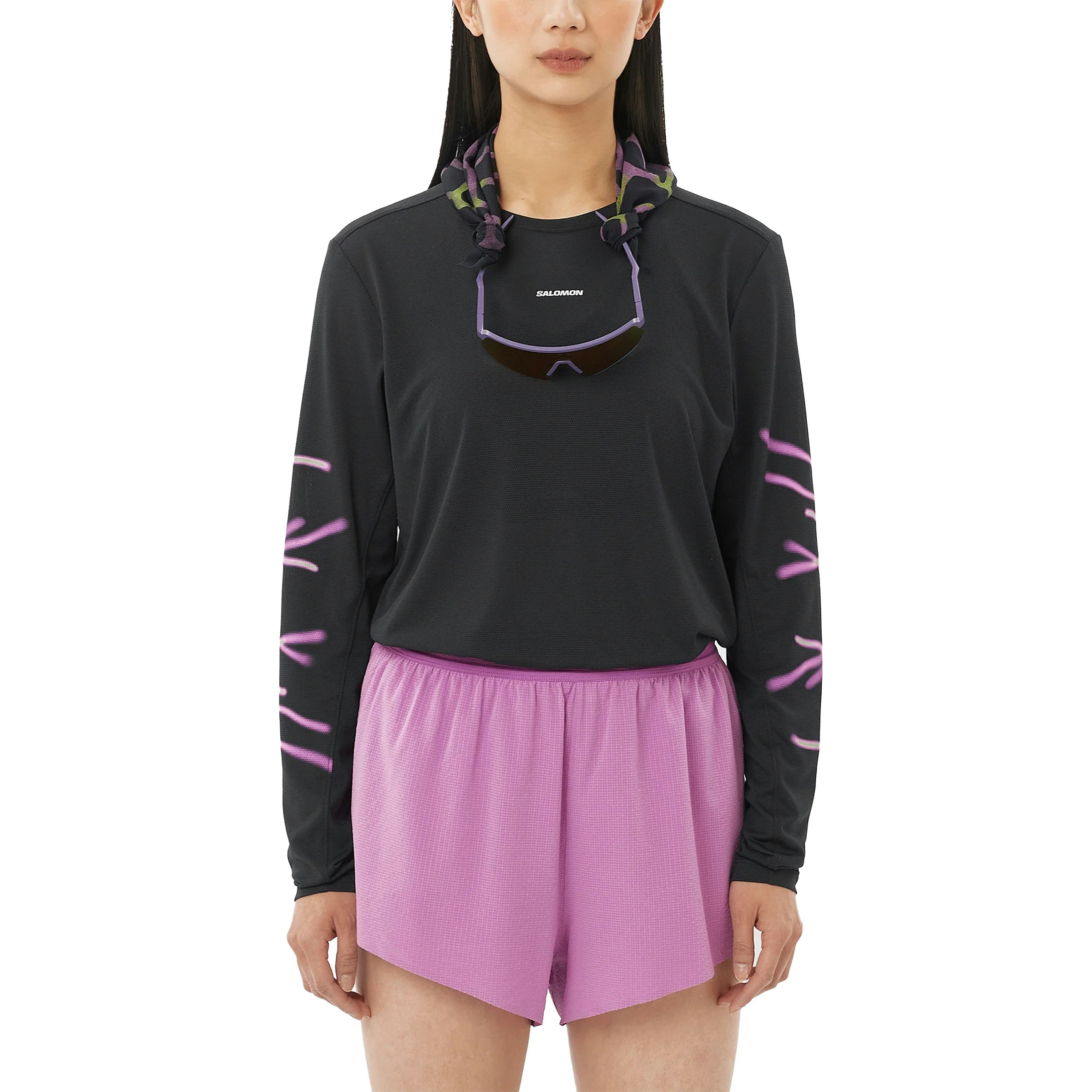 Salomon Shakeout Core GFX Shirt Dames