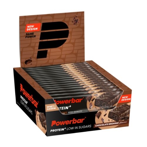 Powerbar Protein Plus Low Sugar Bar Chocolate Brownie Box