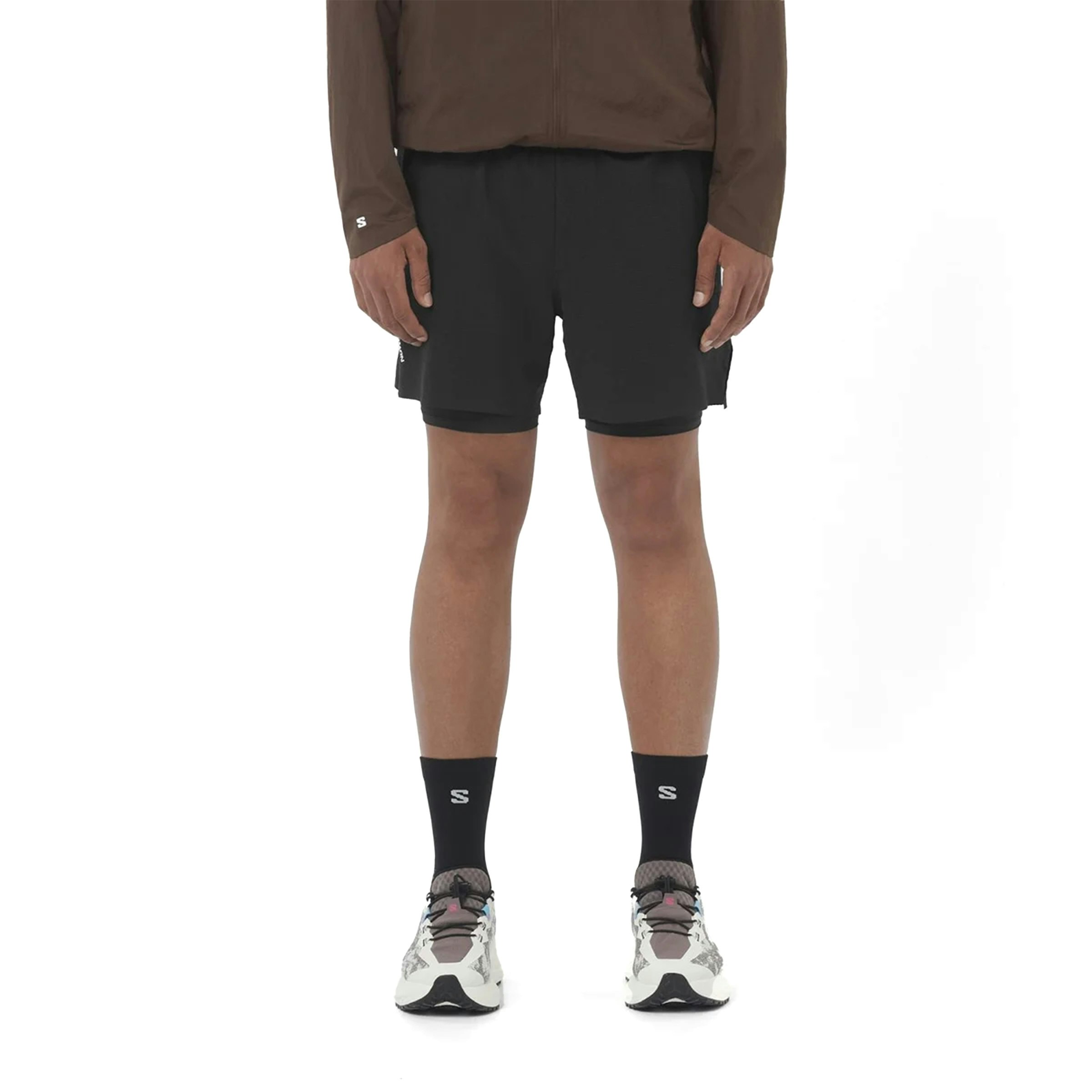 Salomon Sense Aero 5 Inch 2-in-1 Shorts Heren
