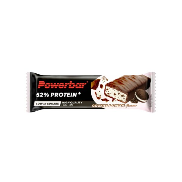 283f9f3d78c48738cf741640637489e701355740_3428-2 Powerbar Protein Plus 52% Bar Cookies & Cream 50 gram