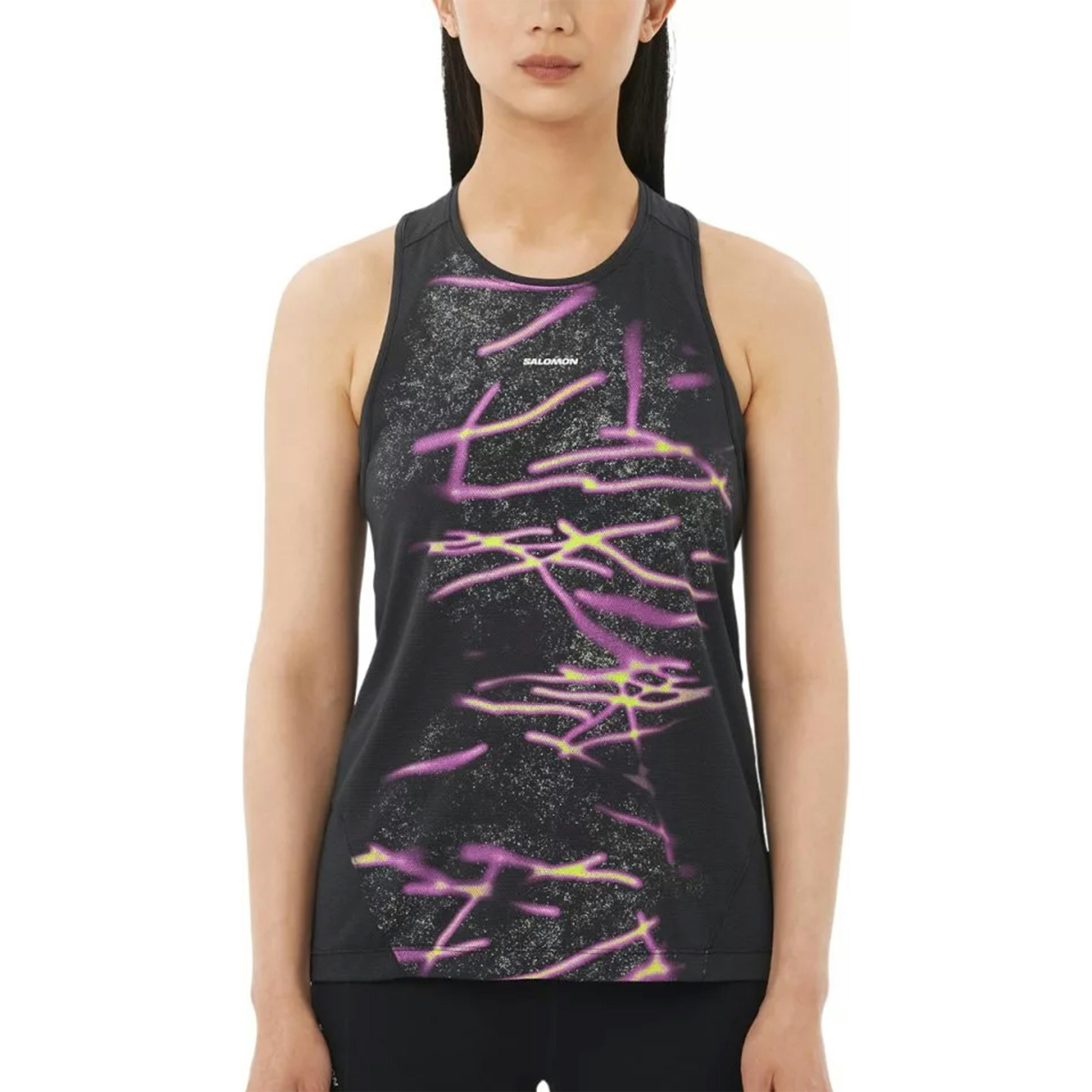 Salomon Shakeout Core GFX Tank Dames