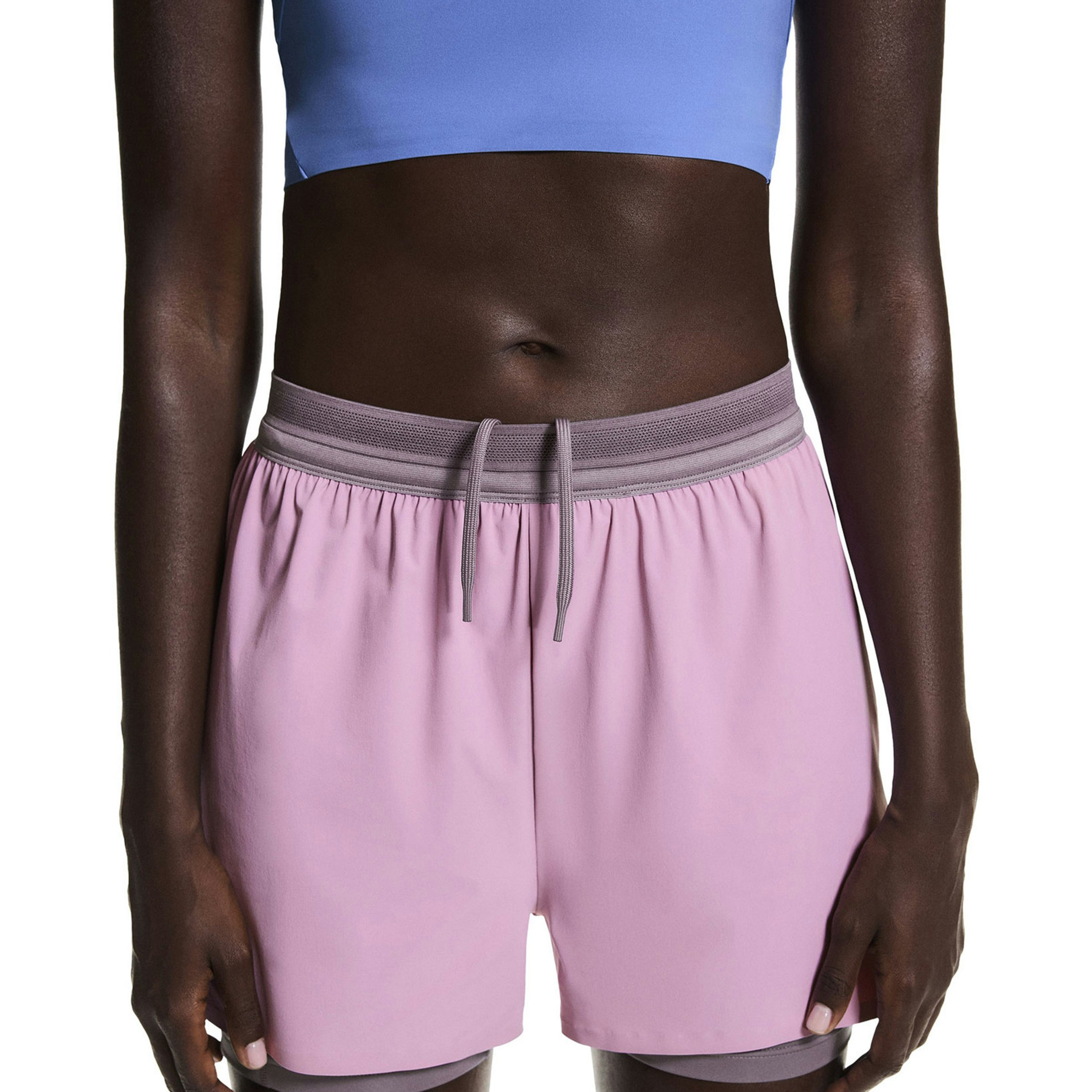 On 3 Inch Performance 2/1 Shorts Dames