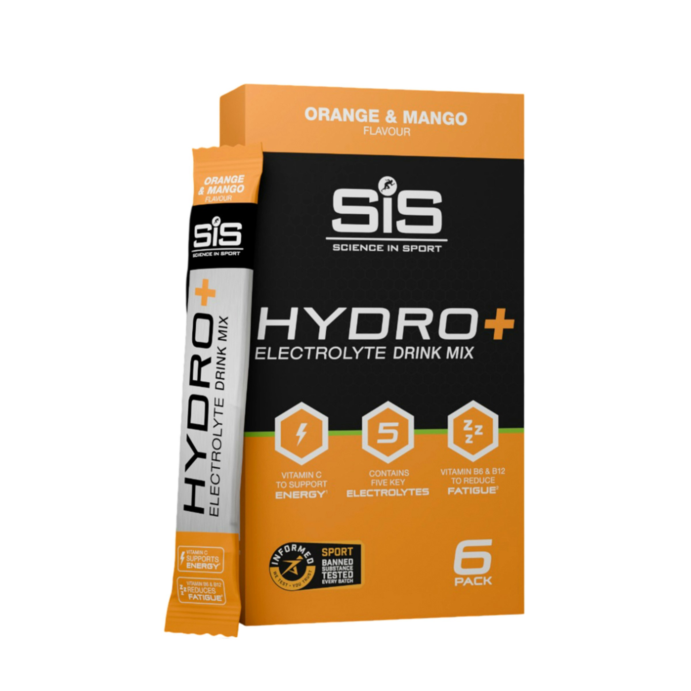 SIS GO Hydro+ Orange Mango Powder 6 x 4,5 g