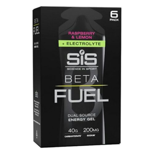 SIS 6-Pack Beta Fuel + Electrolyte Raspberry & Lemon Gel 60 ml