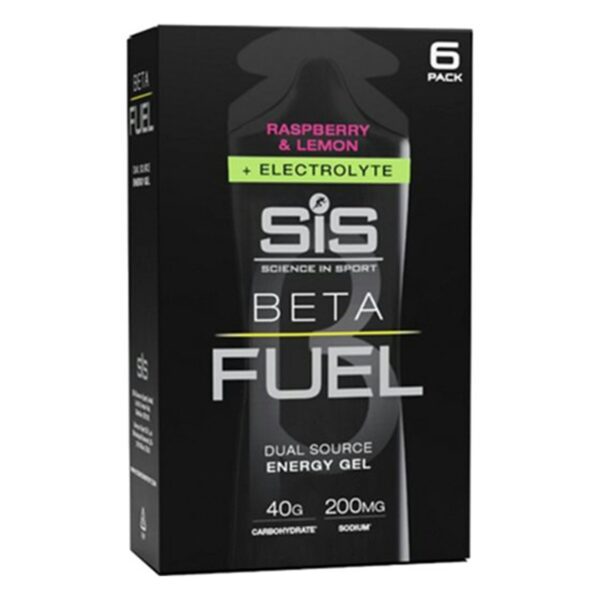 SIS 6-Pack Beta Fuel + Electrolyte Raspberry & Lemon Gel 60 ml