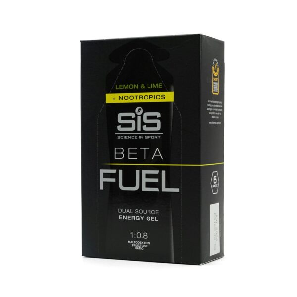 fd93aff519a2dc9729297a21d11e432cb7a82c24_SIS131513-1 SIS 6-Pack Beta Fuel + Nootropics Gel Lemon & Lime 60ml